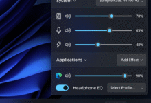 Audio Mixer on Windows 11