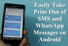 Print SMS Messages from Your Android