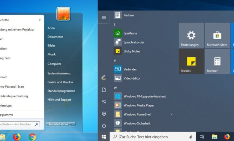 Windows 10 vs. Windows 7